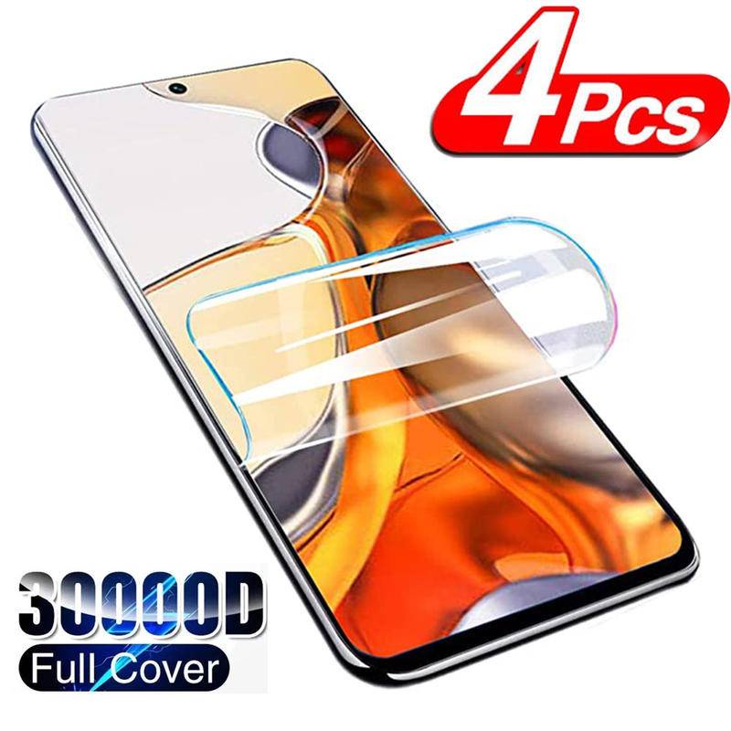 4pcs film Pelindung Layar Hydrogel Untuk Xiaomi 12 12X 11 11T 12S Pro Lite Ultra 4G 5G NF