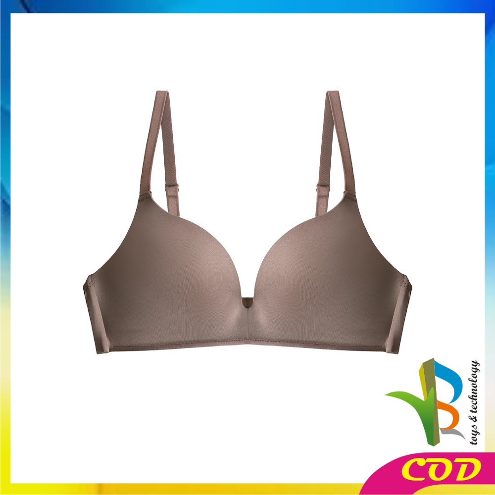 RB-P45 Bra BH Tanpa Kawat Bahan Halus Pakaian Dalam Wanita Bra Push Up Elastis Sexy Yoga Bra Murah