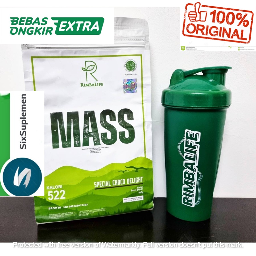 (Bonus Shaker/Sample) Rimbalife Rimba Mass 2 lbs 900 Gram