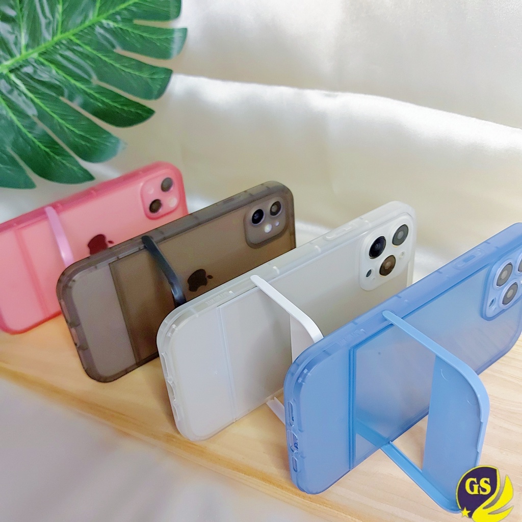 (2) NEW!! CASE 2IN1 + STAND HOLDER SOFT CASE SILICONE FULL COVER FOR iPhone 7 8 SE 2020 7+ 8+ PLUS X XS XR XS MAX 11 12 13 PRO MAX 14 14 PLUS 14 PRO 14 PRO MAX