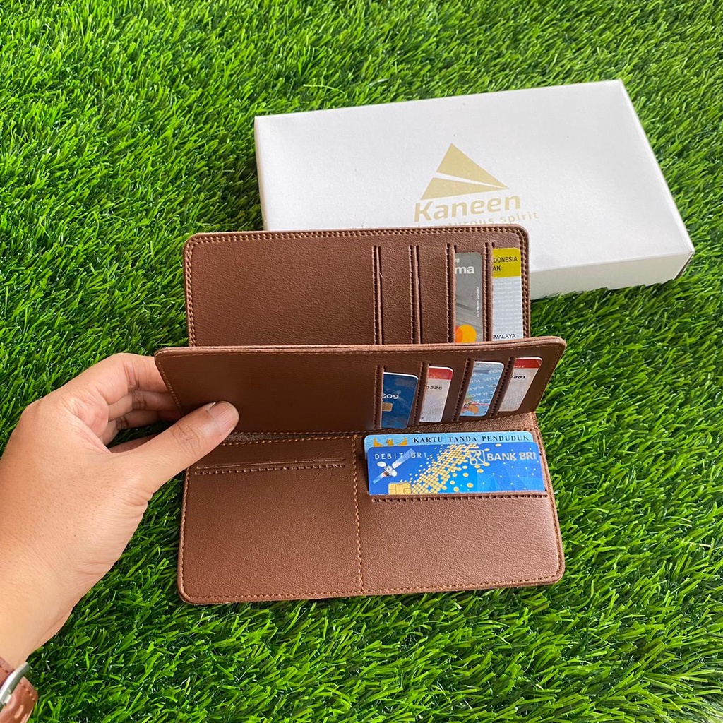 Murah || Dompet Pria Dompet Kulit PU Leather Dompet Panjang