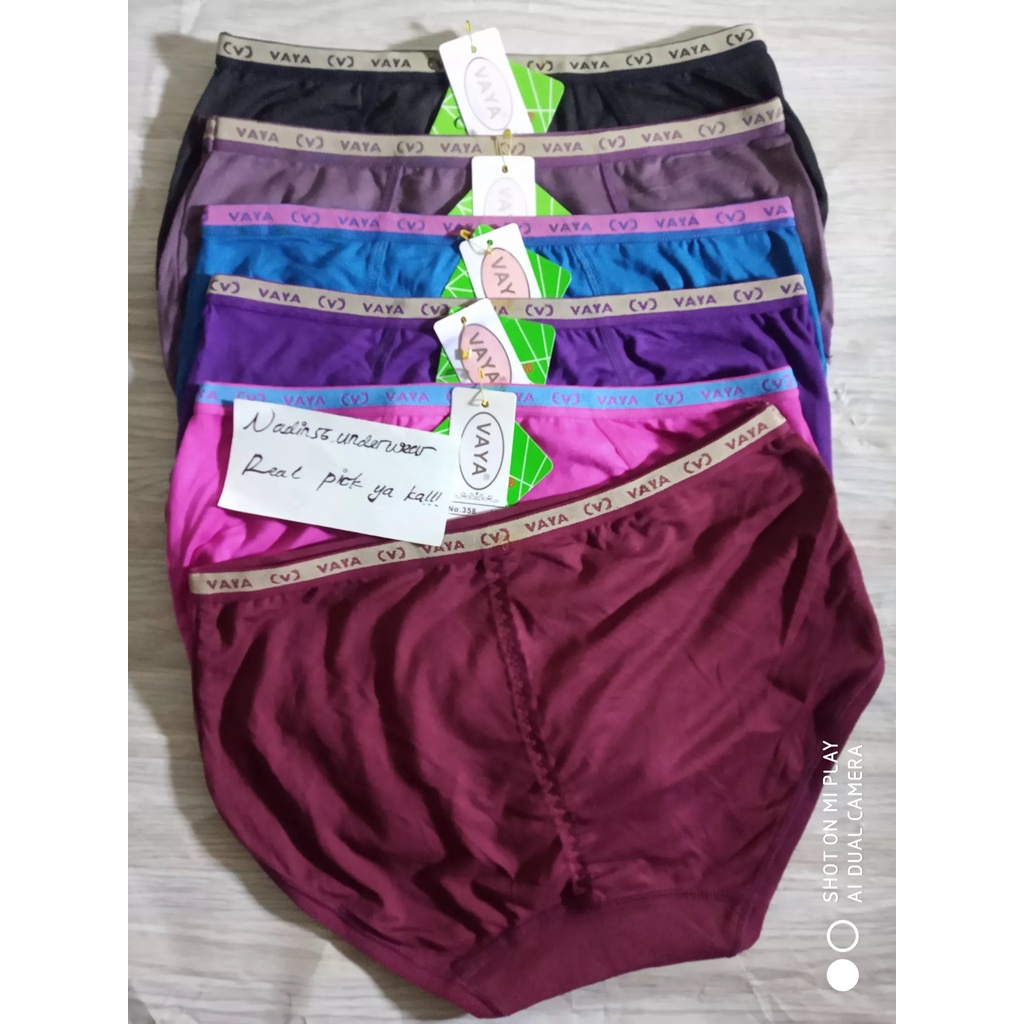 (LUSINAN) Celana dalam vaya Art :358 | Celana Dalam Vaya | CD Wanit Super Soft