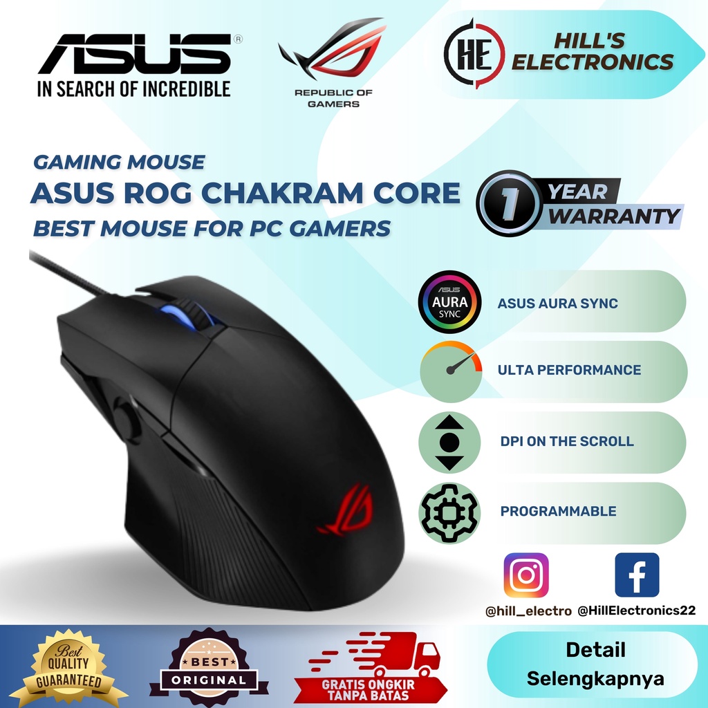 ASUS ROG Chakram Core Gaming Mouse