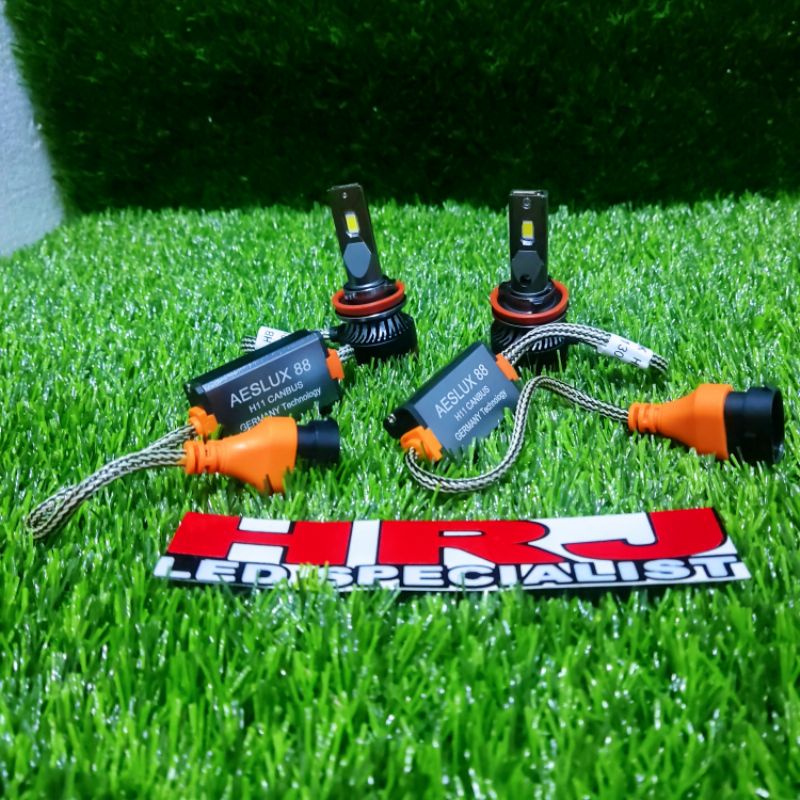 AESLUX 88 HEADLAMP AESLUX LRD 8800 LM SUPER BRIGHT CANBUS H11 HB3 HB4 H1 H7 H4