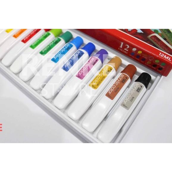 

Paket Menggambar / Lukis - Cat Acrylic / Akrilik Titi Kuas Palet Set