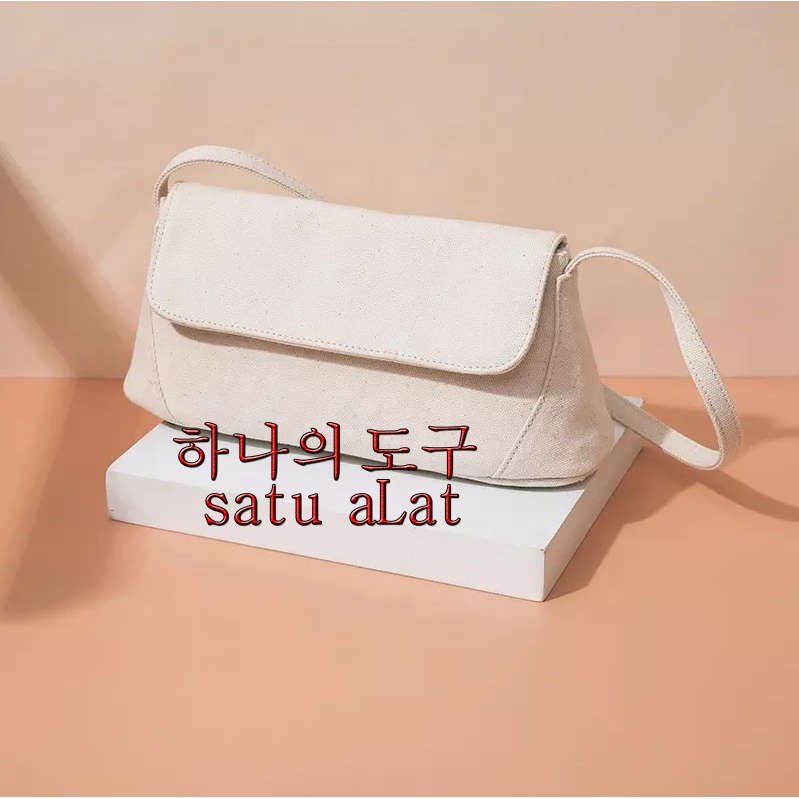 SATU ALAT Tas Selempang LIANDRA 100% Canvas Premium Tebal Tas Kanvas