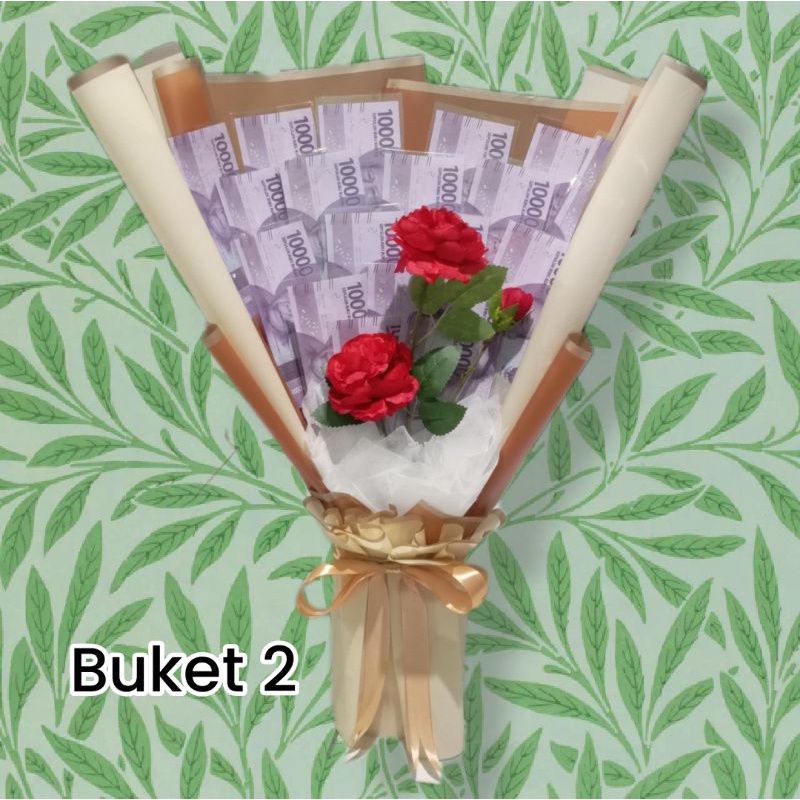 Buket uang/money bouquet 20 slot + packing dus