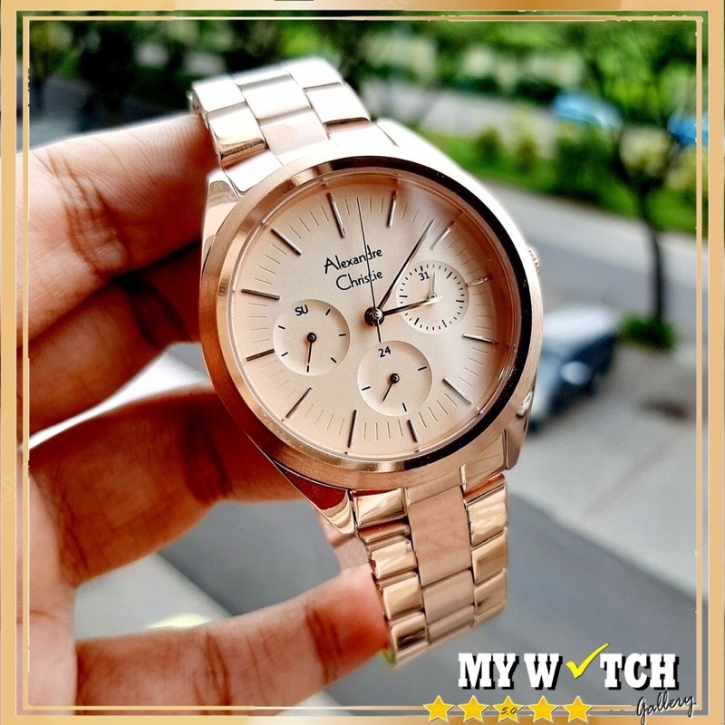 Jam Tangan Alexandre Christie AC 2817 BF Wanita Original Diameter 3,6 cm