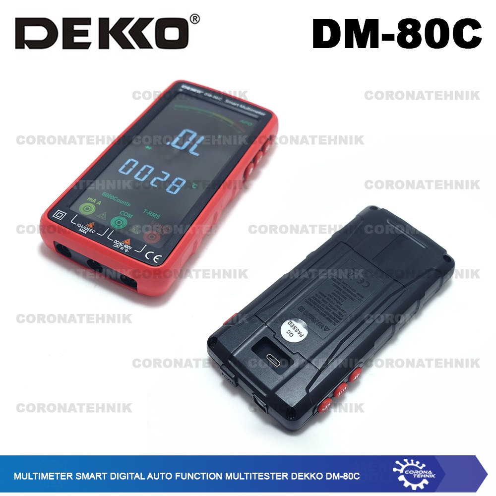 DM-80C - Multimeter Smart Digital Auto Function Multitester Dekko