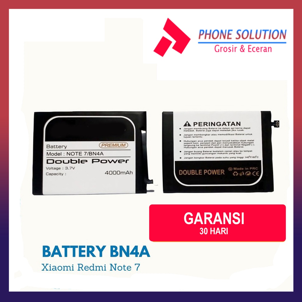 Baterai Xiaomi Redmi Note 7 / Baterai Xiaomi BN4A // Supplier LCD Xiaomi - Garansi 1 Bulan