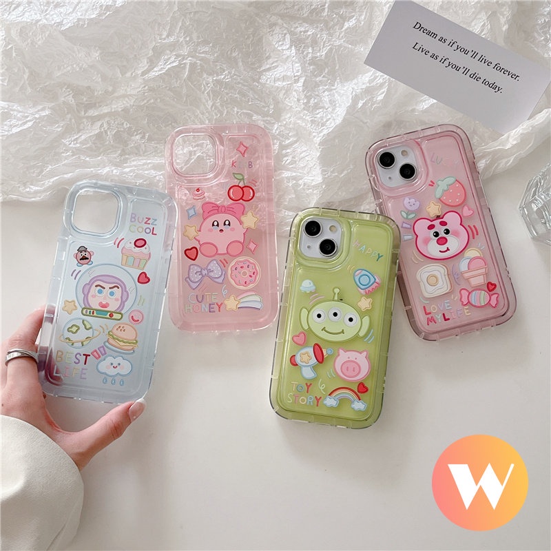 Soft Case Tpu Transparan Motif Kartun Toy Story Untuk iPhone 7Plus 11 13 12 14 Pro Max 6Plus 8Plus X XR XS Max