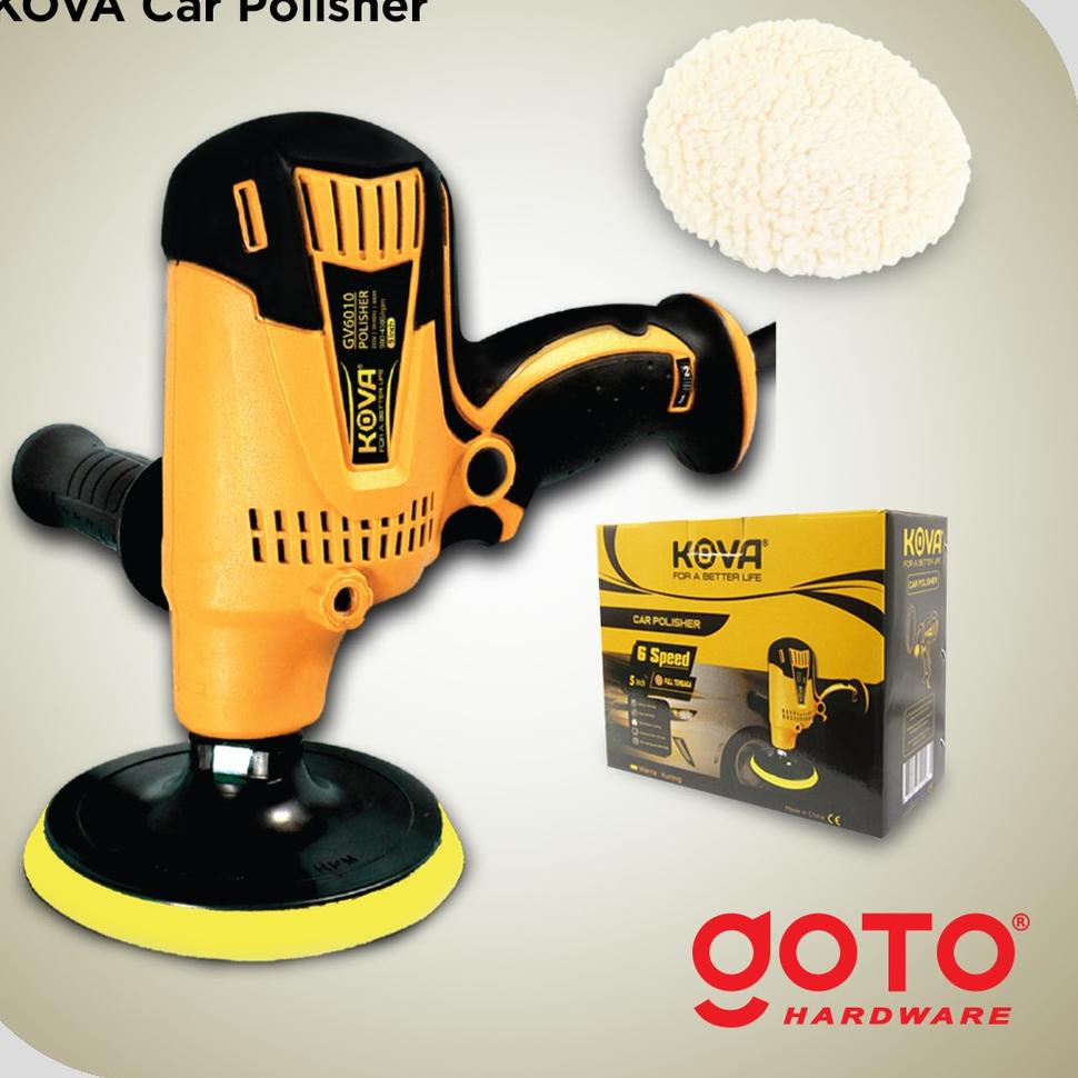 Murah Banget Goto Kova Mesin Poles 5Inch Dengan Wool Poles Disc Polisher Polish Mobil Motor