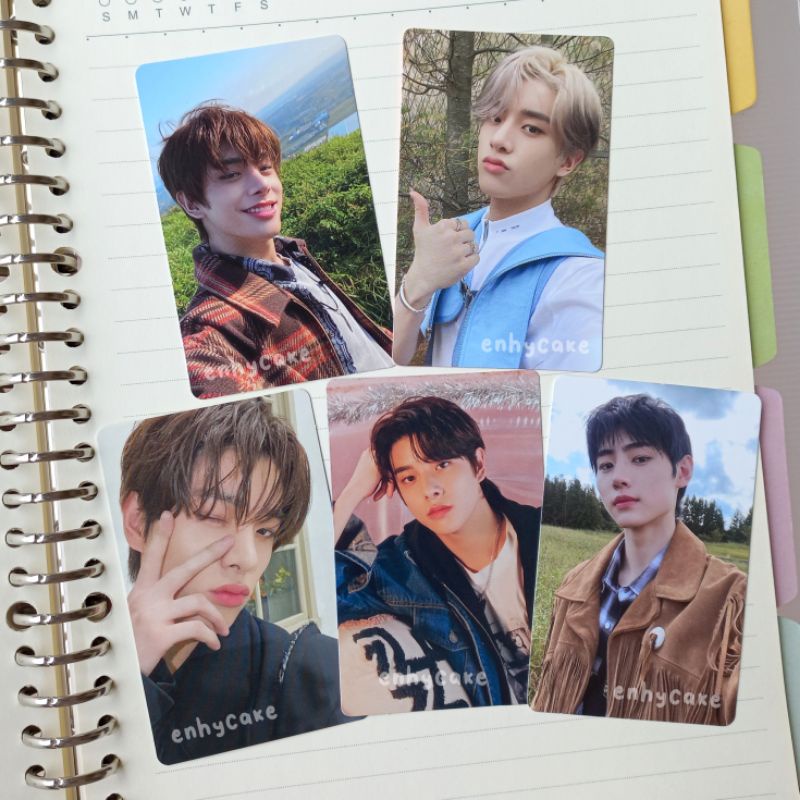 PHOTOCARD PC ENHYPEN BORDER DAY ONE SEASONS GREETINGS 2022 DIMENSION SENKOU MANIFESTO DAY ONE WEVERS