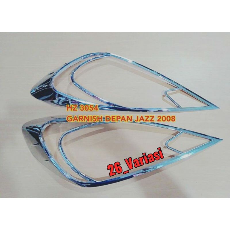 List Garnis Lis Lampu Depan All New Jazz 2008-2013 Full Chrome