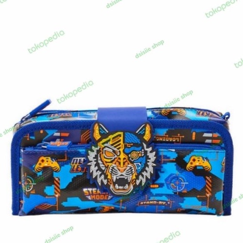 Smiggle Hey Tiger Blue Backpack Lunchbox Pencil Case