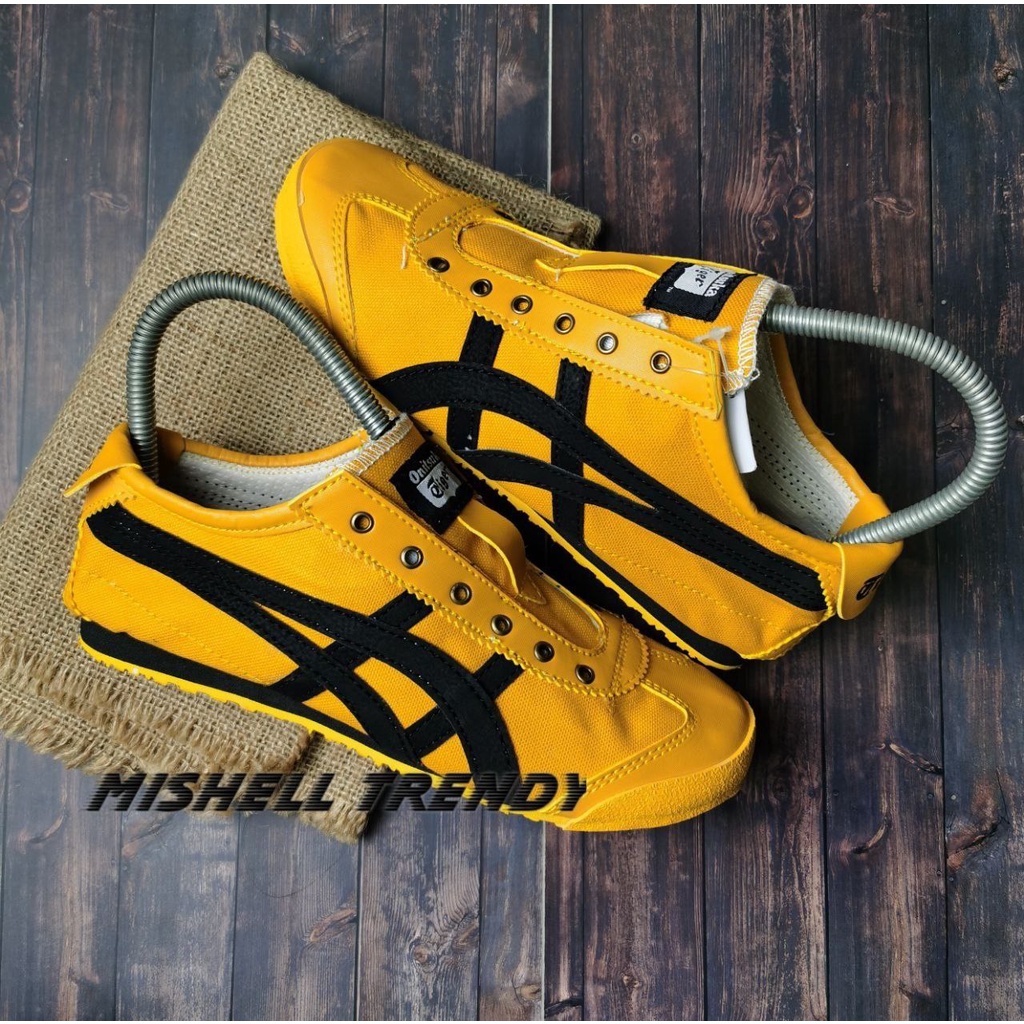 Premium Sneakers Sepatu tanpa tali wanita / laki-laki ONITSUKA SLIP ON