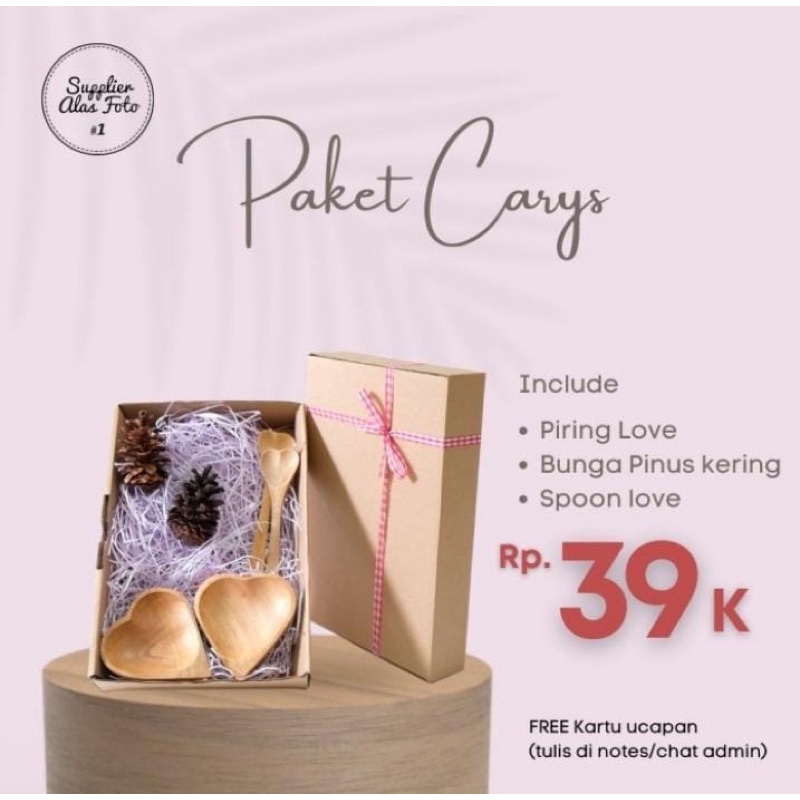 Hampers paket Carys - kado ultah wedding - gift set properti foto SAF