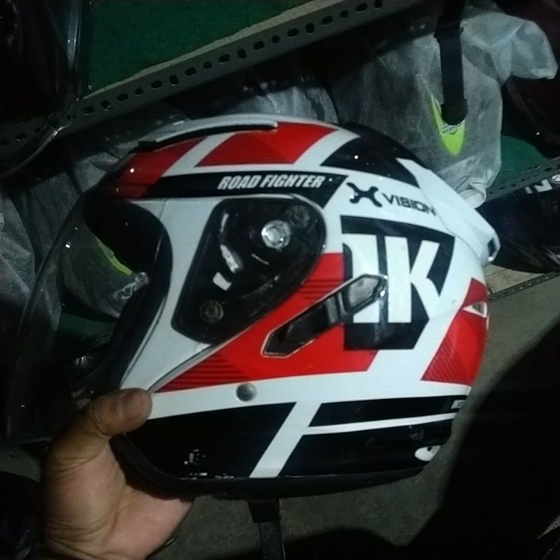 helm nhk half face r6 & r1 bekas/seken/second/preloved