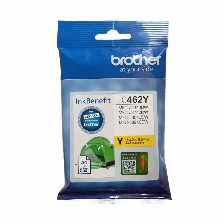 Brother Ink LC-462 BK/C/M/Y for MFC-J3540DW Tinta LC462 Original