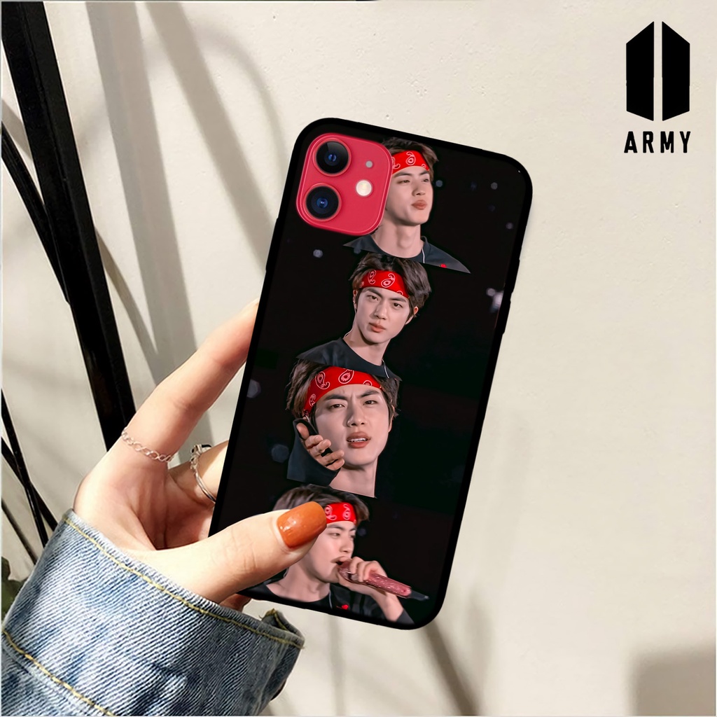 [IPH21] Custom Case Glossy ALL TYPE IPHONE 11- 11 PRO - 11 PRO MAX KPOP KIMSEOK-JIN BTS