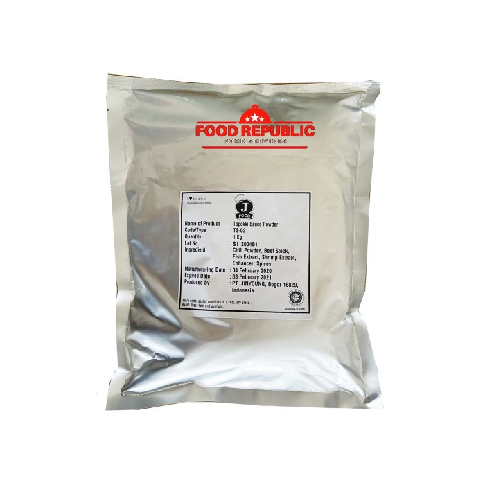 

TOPPOKI SAUCE POWDER 1 KG - SAUS TOPOKI BUBUK HALAL INSTANT ENAK