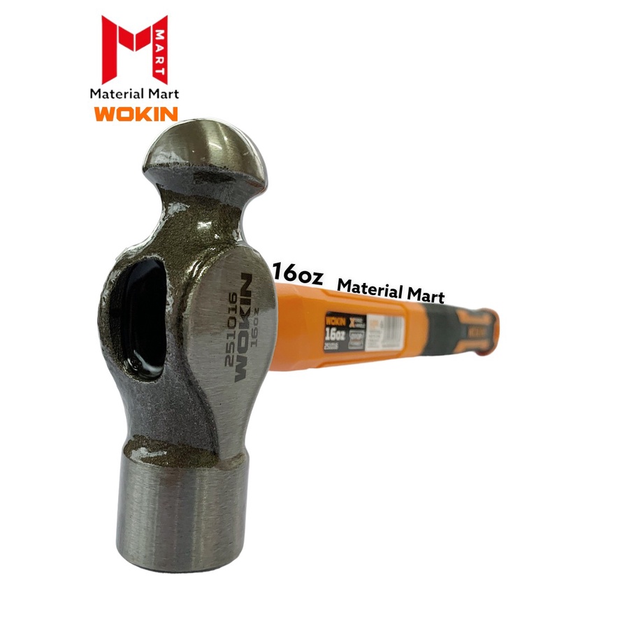 Palu Konde 16oz Wokin | Hammer 1 LB Wokin | Palu Gagang Karet 16 Oz 1LB | Material Mart