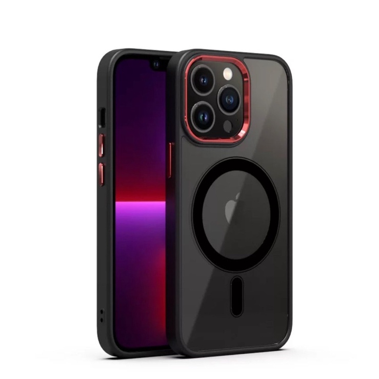 Case magnetic premium iphone 11 12 13 14 15 16 plus pro max soft hard case magsafe clear mewah keren terbaru