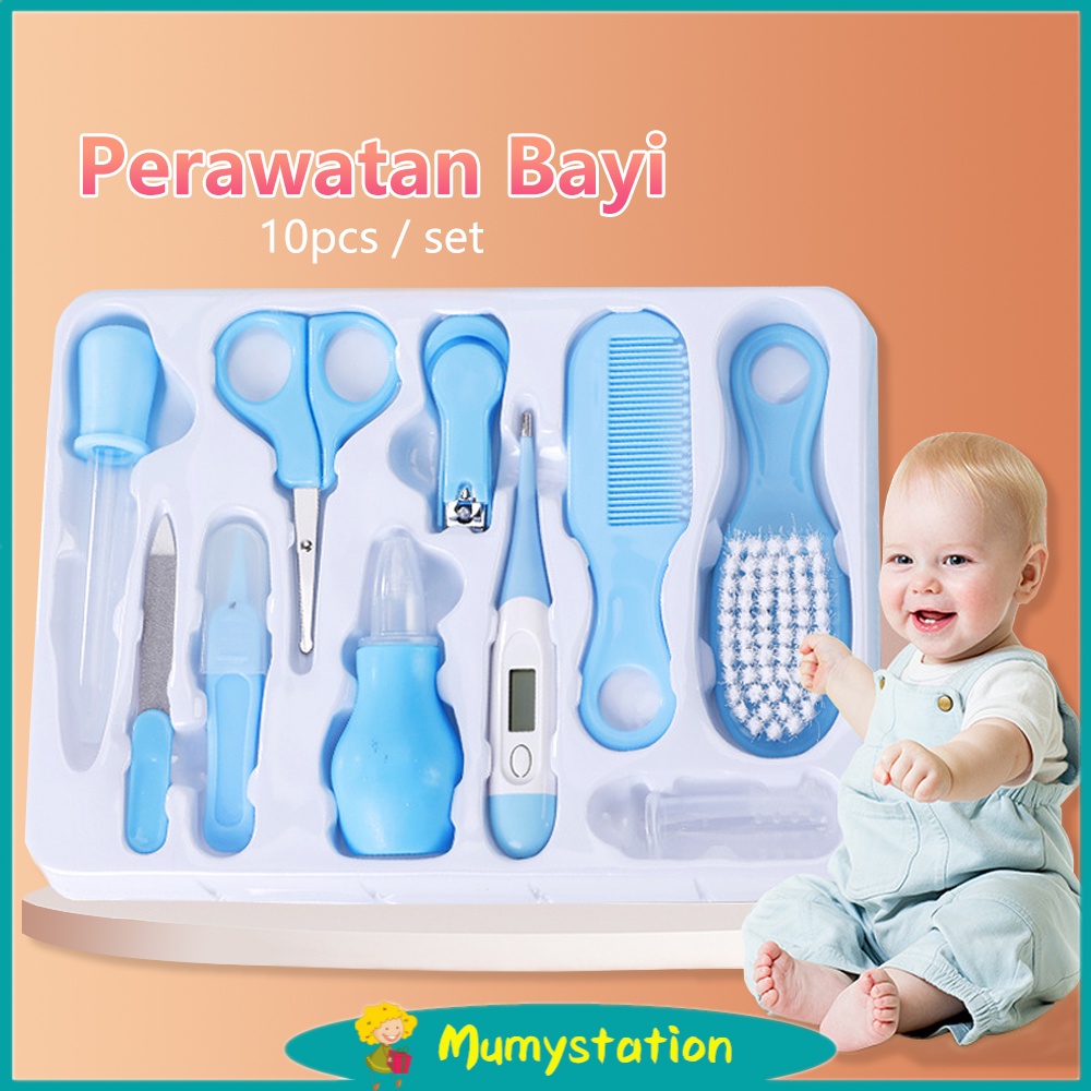 Mumystation Baby Care kit Baby Nail Set Care 10in1 Alat Perawatan Bayi  baby gift set