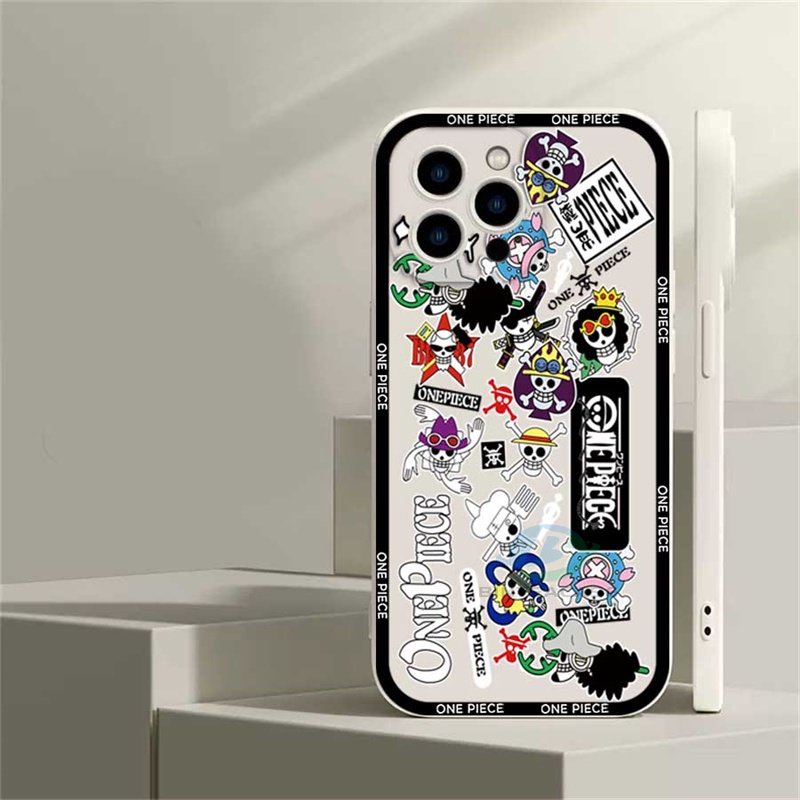 Soft Case Silikon Motif Pirate King Untuk IPhone 13 Pro Max 11 12 6 6S 7 8 Plus X XR Xs Max