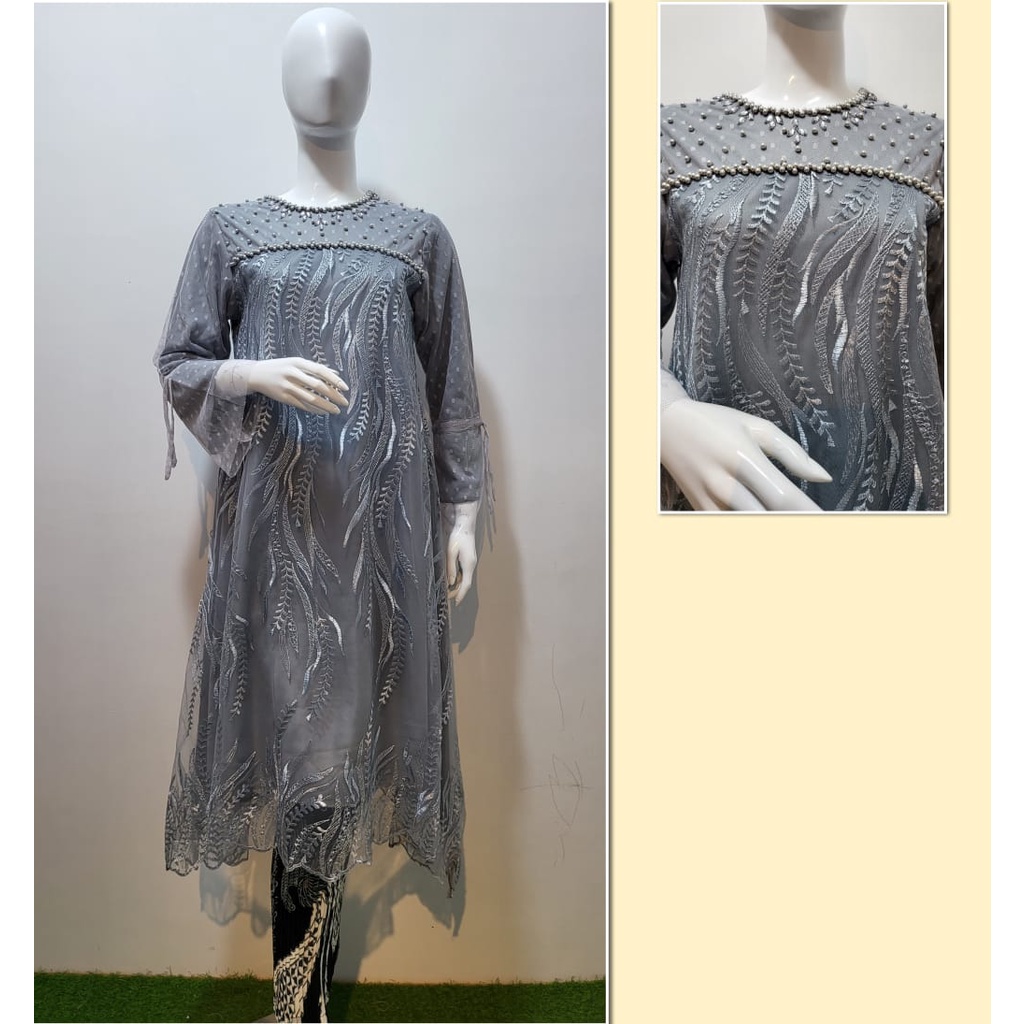 Permata Olshop / Kebaya Long Tunik Modern / Kebaya Kondangan / Kebaya Nikahan / Kebaya Kekinian / Kebaya Wisuda Modern / Kebaya Modern