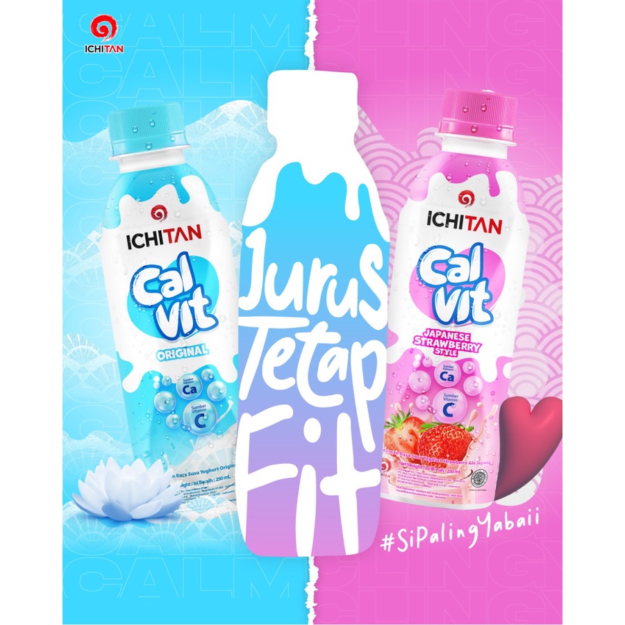 

Ichitan Yoghurt Calvit Original & Japanese strawberry 250ml