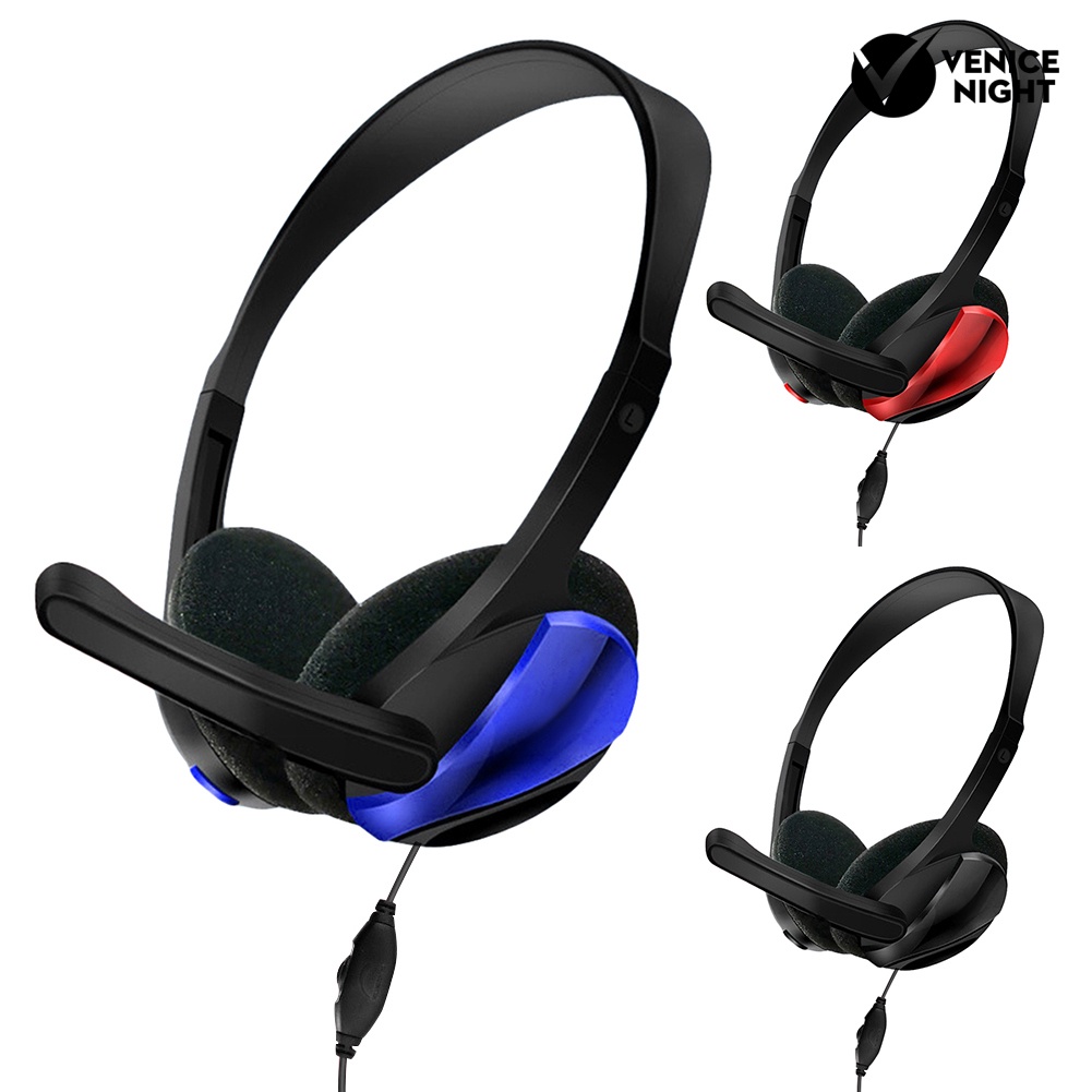 (VNEP) (Berkabel) GM-006 Gaming Headset Stereo Volumn Control Headphone dengan Mikrofon