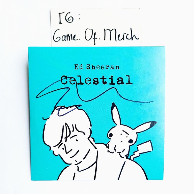[READYSTOCK] Ed Sheeran CELESTIAL Signed Single CD Original