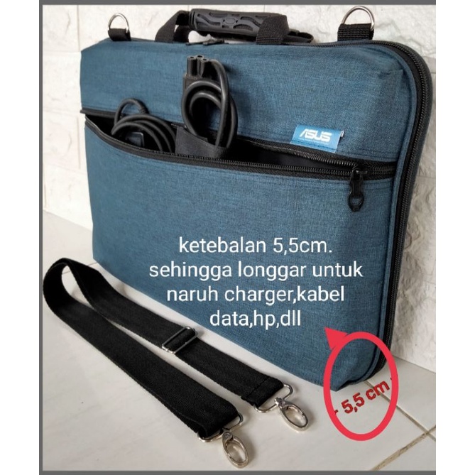 Tas Laptop 14 inchi. logo/merk ASUS. LENOVO. HP. ACER (water proof)