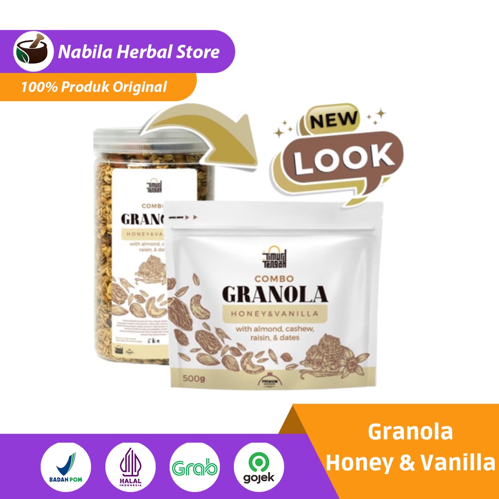 

Granola Honey & Vanilla - Diet Sehat - 500 Gram