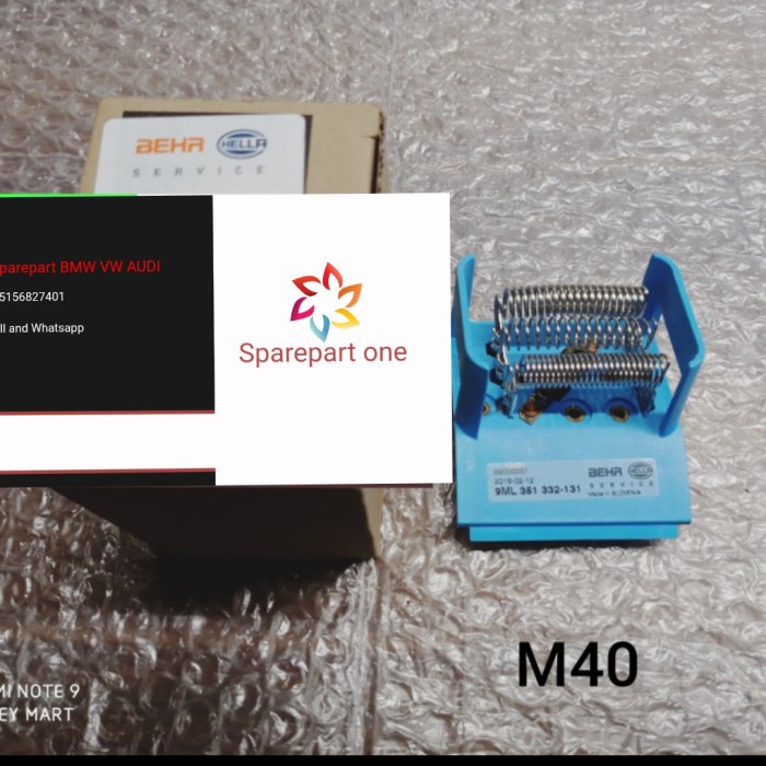 Resistor Blower AC BMW E30 M40 Behr