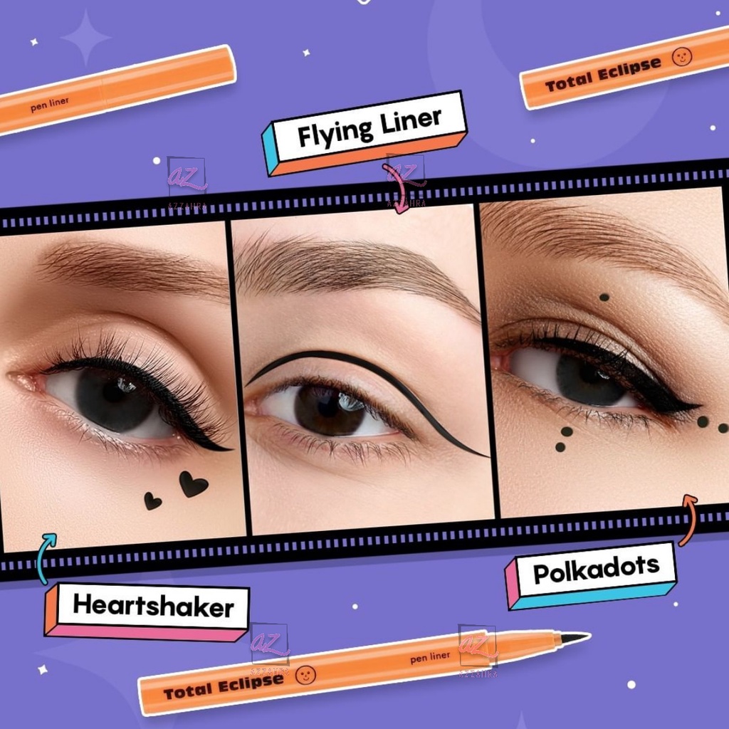 Emina Total Eclipse Pen Liner | Eyeliner Pen | Eyeliner