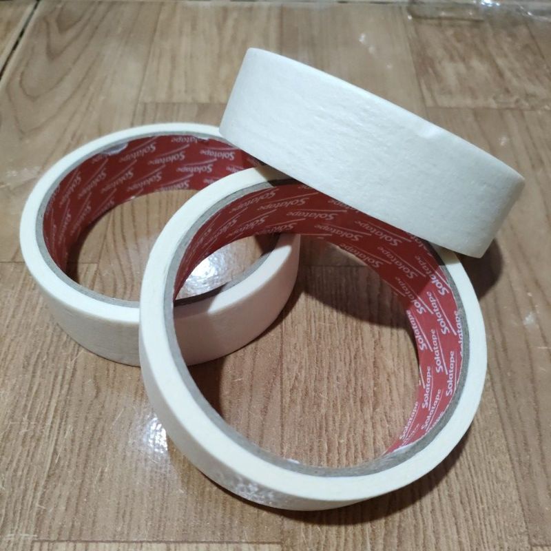 Masking tape  lakban kertas 24 mm , lakban kertas