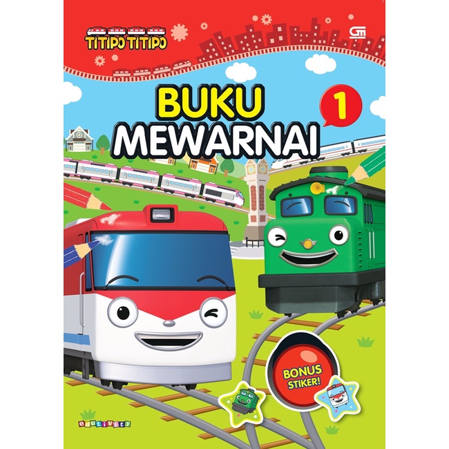 Gramedia Makassar  - Titipo: Buku Mewarnai 1