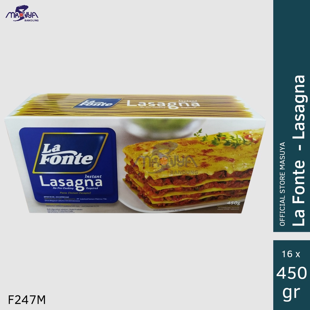 

LA FONTE LASAGNA 450 gr