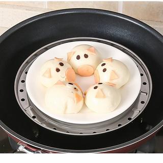 Tatakan Kukusan Alas Panci Kukus Steamer Rack Stainless 20cm Lubang Alas Kukus