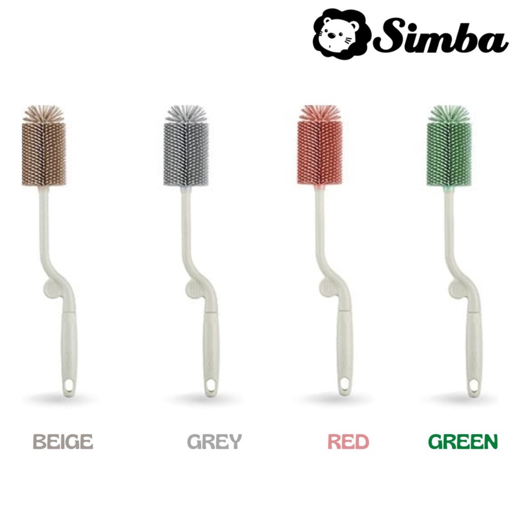 Simba Silky Rotating Silicone Bottle Brush Sikat Botol Bayi