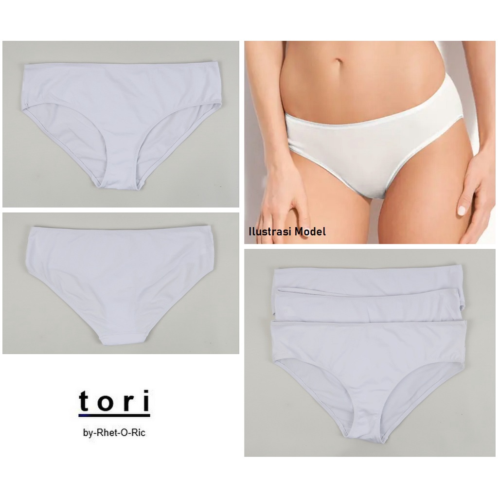 Panty / Celana / Pakaian Dalam Wanita Putih Brand Tori by Rheto, Rhet-o-toric, Elastis, Murah Meriah
