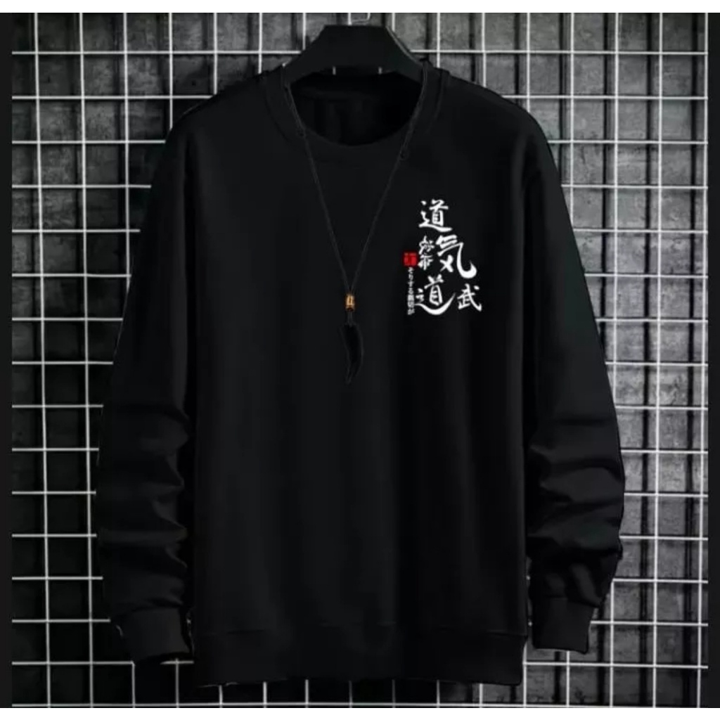 Sweater Crewneck pria/wanita GOOD termurah /bahan fleece lembut dan tebal Suwiter Sewiter Sweter Swater Suiter Switer Switter Jaket Distro Keren Terbaru Kekinian Remaja Dewasa Anime Korea-motif 8