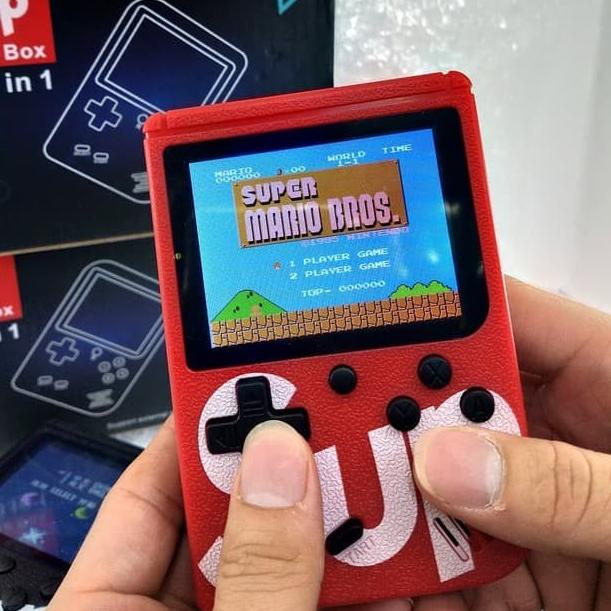 Gameboy Gamebox Gamebot Sup Plus 400 in 1 / Game Box boy mainan anak - Merah