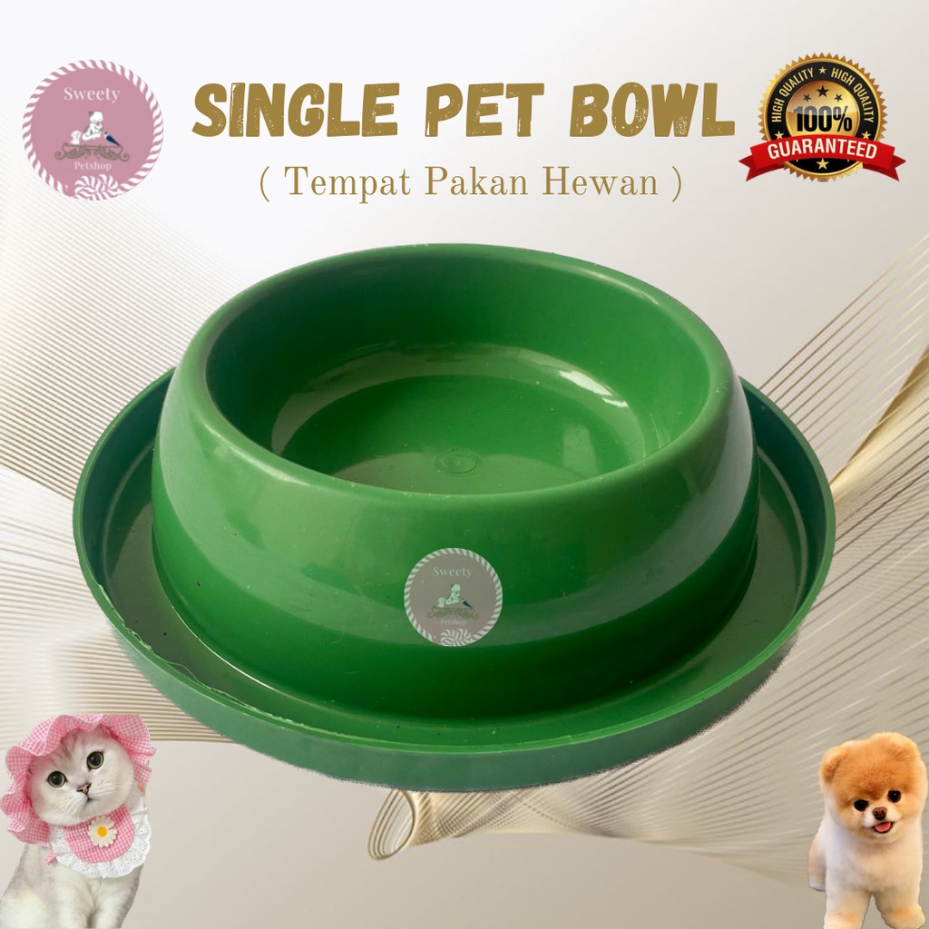 TEMPAT MAKAN KUCING ANJING SINGLE PET BOWL ANTI SEMUT