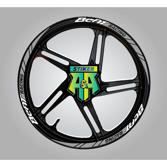 AA STIKER VELG HONDA BEAT RACING | LIST VELG BEAT STICKER HONDA BEAT