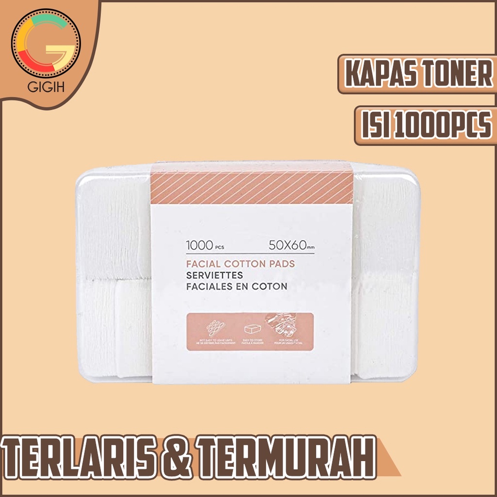 Jual MINISO KAPAS TONER COTTON PADS 1 BOX 1000 PCS Shopee Indonesia