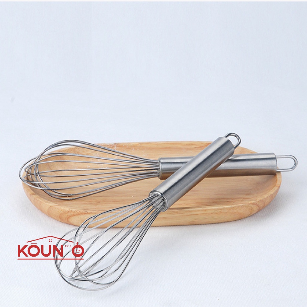 Alat Pengocok Telur Spiral Kawat Stainless Kocokan Telor Pengaduk Adonan Kue Susu Cream Kopi Whisker Mixer Manual Multifungsi Better Beater