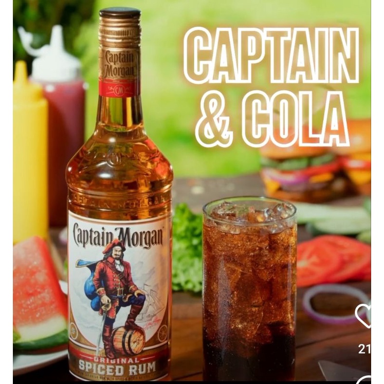 Captain morgan 750ml original Captain Morgan spiced gold Morgan whisky